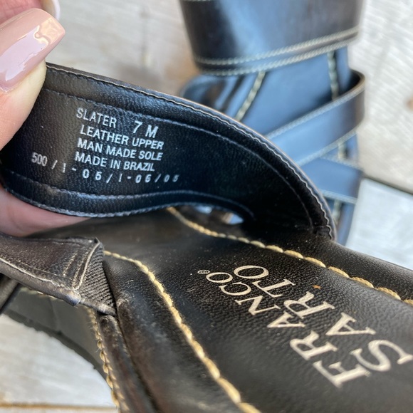 Franco Sarto black wedges - Picture 6 of 7